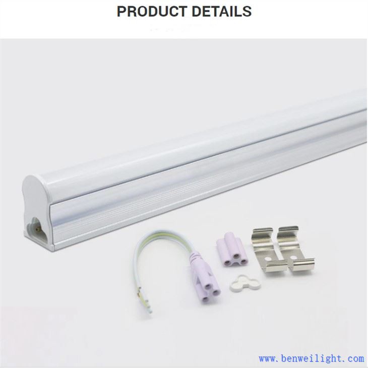 INTEGRĒTS T5 silti balts LED