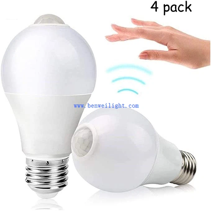 E27 LED lampa ar kustības sensoru