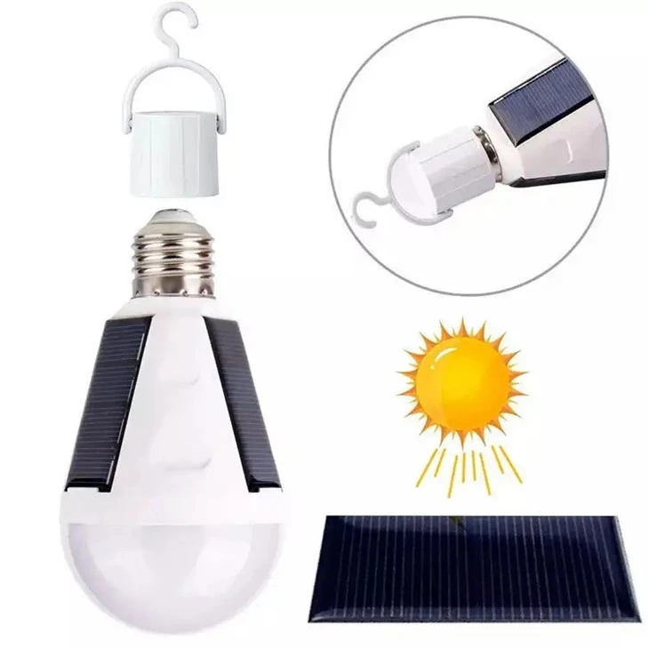 Led Solar Smart uzlādējama spuldze