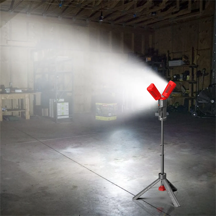 21000 Lumens Work Lights With Stand, 3 Adjustable Head LED Work Light high quality