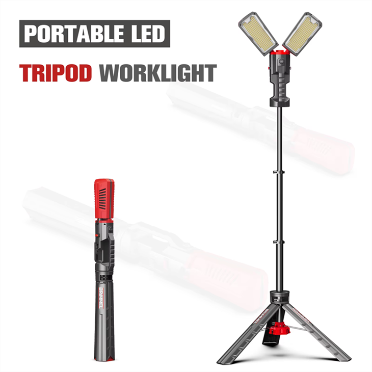 21000 Lumens Work Lights With Stand, 3 Adjustable Head LED Work Light suppliers