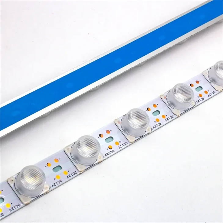 3030 Side-Emitting LED modulis — 12 V balta gaisma reklāmai (viena LED)