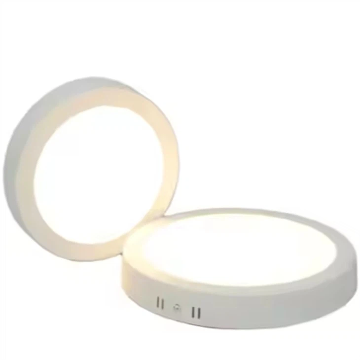 Led apaļas virsmas montāžas paneļa griestu lampa