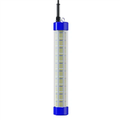 12 V zemūdens LED makšķerēšanas gaismas (30 W-400 W) ar 10 m ūdensizturīgu kabeli — zivju pievilināšanas un meklētāja lampa