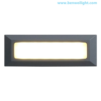 3000 K silti baltas ūdensnecaurlaidīgas LED gaismas āra kāpnēm un sienām