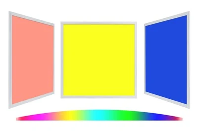 RGB LED gaismas panelis kosmētikas displejam