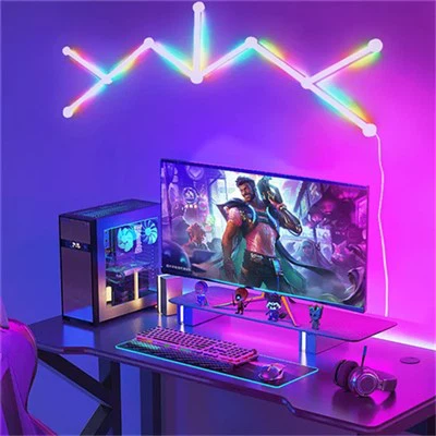 RGB LED Tube T8 Multi{1}}krāsu YouTube fona kolāžas studijas apgaismojumam